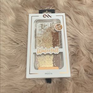IPhone XR Gold Waterfall Phone Case